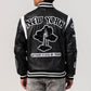 Welcome To New York Online Exclusive All Leather Letterman Jacket