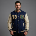 Men’s Slim Fit Varsity Bomber Jacket – Cotton Casual Streetwear Style