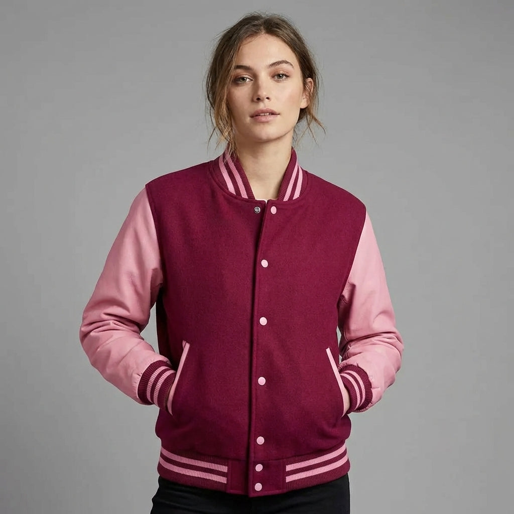 Barbie Glow Pink Women’s Varsity Jacket