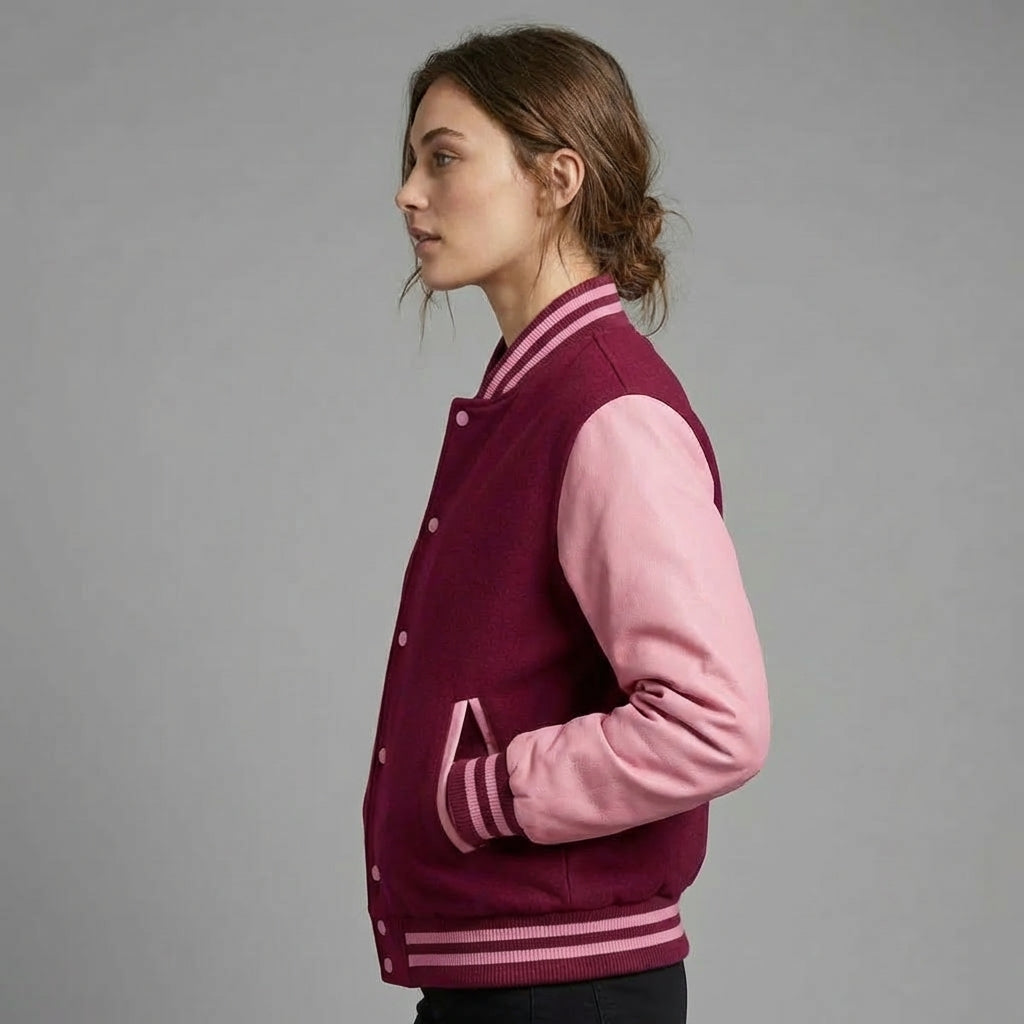 Barbie Glow Pink Women’s Varsity Jacket