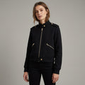 Black Luxe Women’s Varsity Jacket