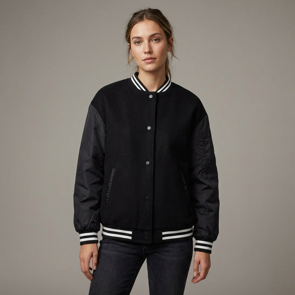 Blackout Classic Varsity Jacket