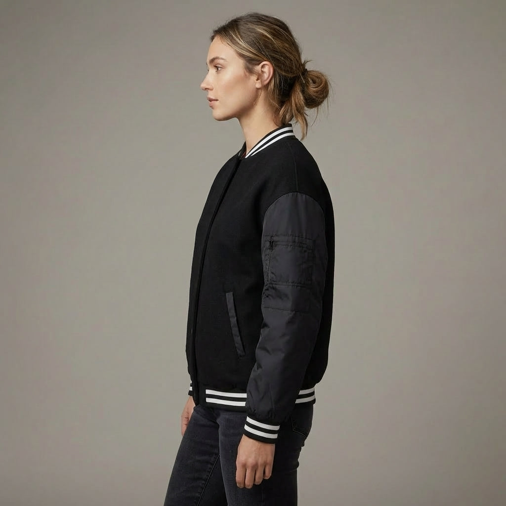 Blackout Classic Varsity Jacket