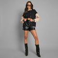 Blackstone Beige Women’s Varsity Jacket
