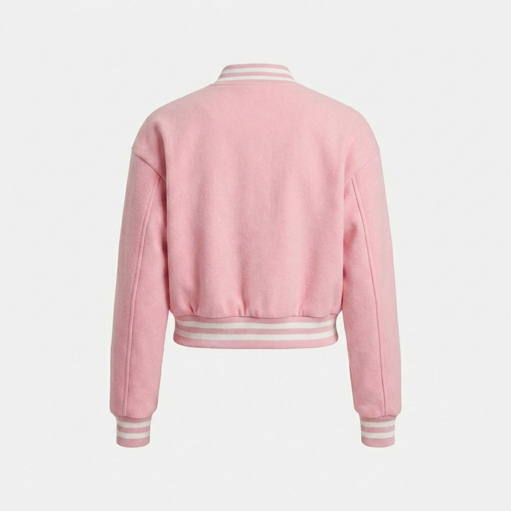 Blush Royale Classic Women’s Varsity Jacket