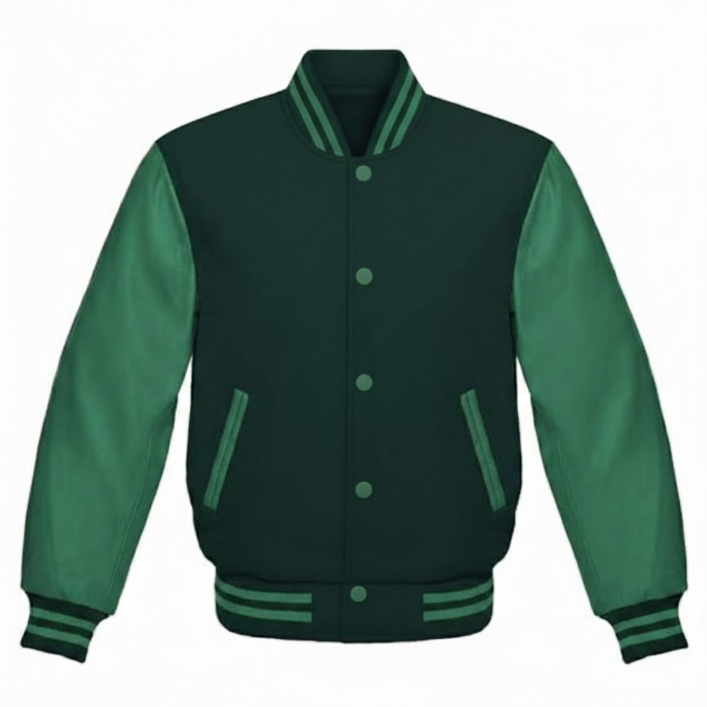 Bottle Green Streetwear Jacket for Men