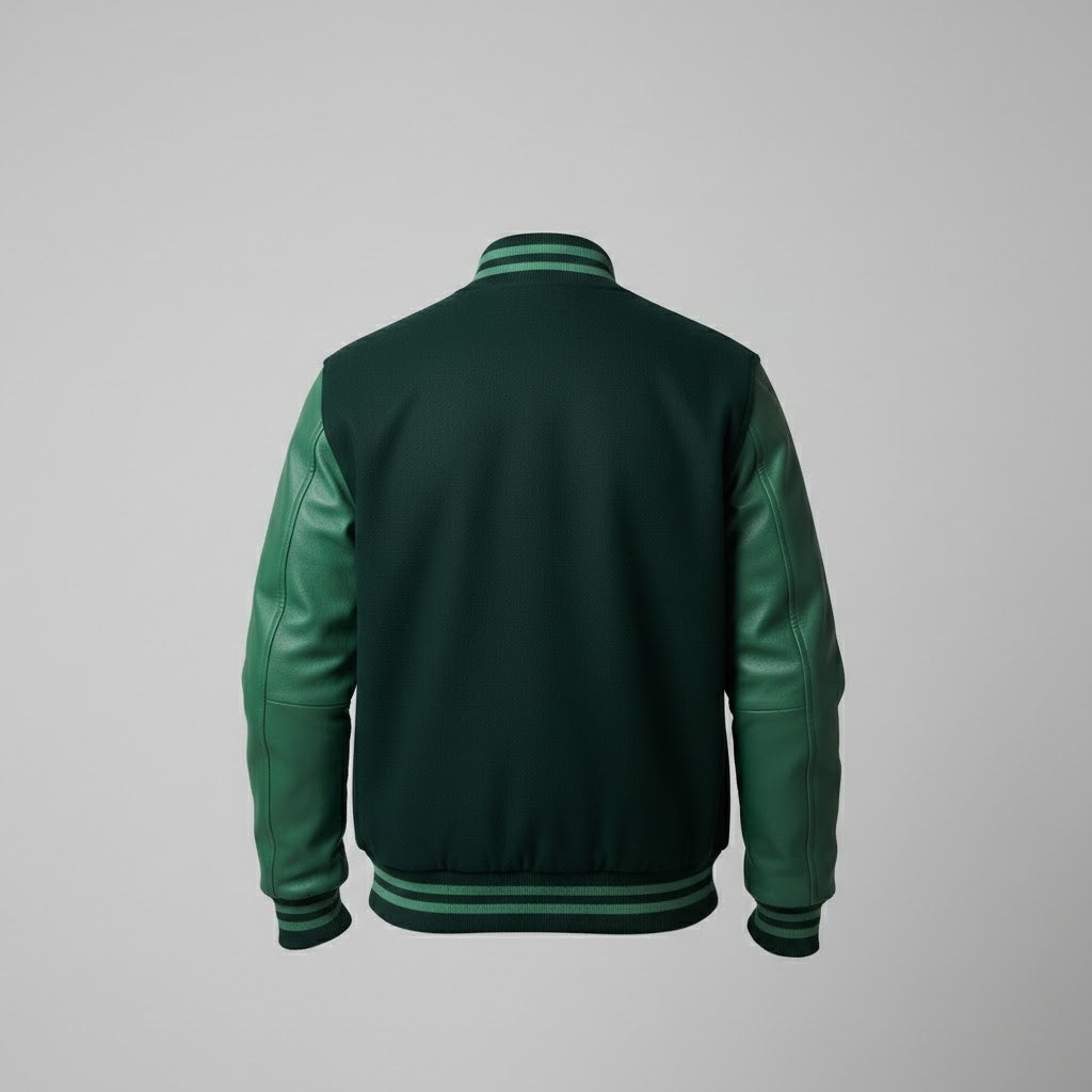 Bottle Green Streetwear Jacket for Men
