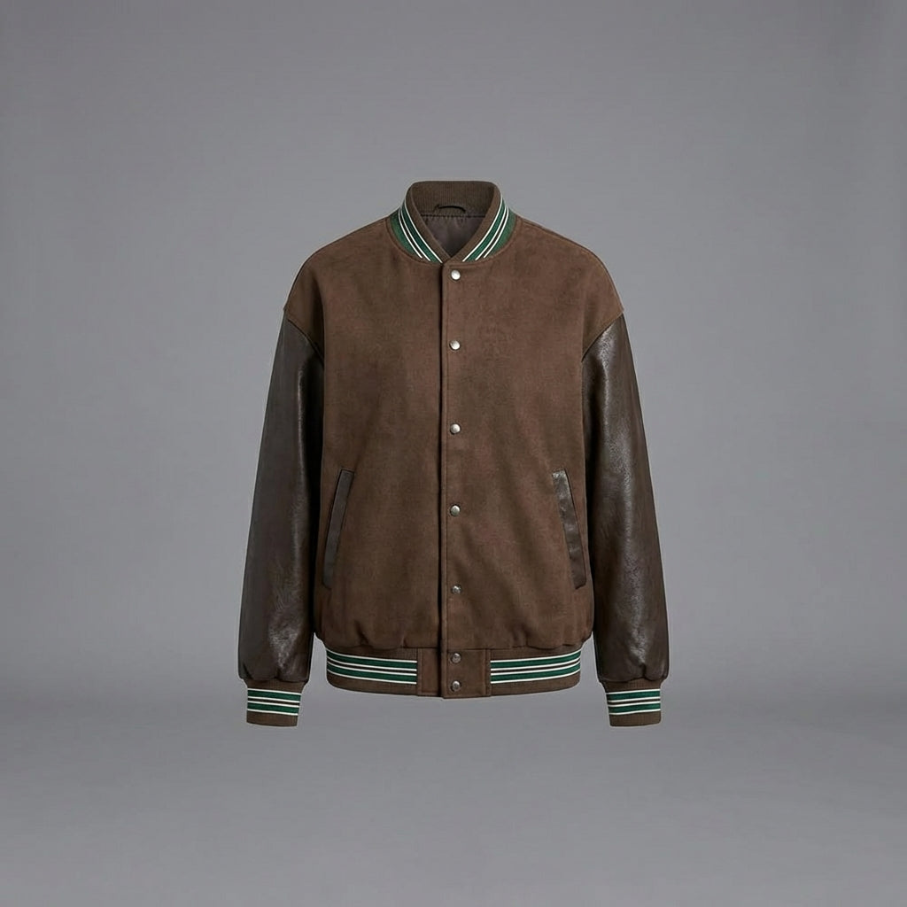 Brown Legacy Women’s Classic Varsity Letterman Jacket