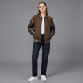 Brown Legacy Women’s Classic Varsity Letterman Jacket