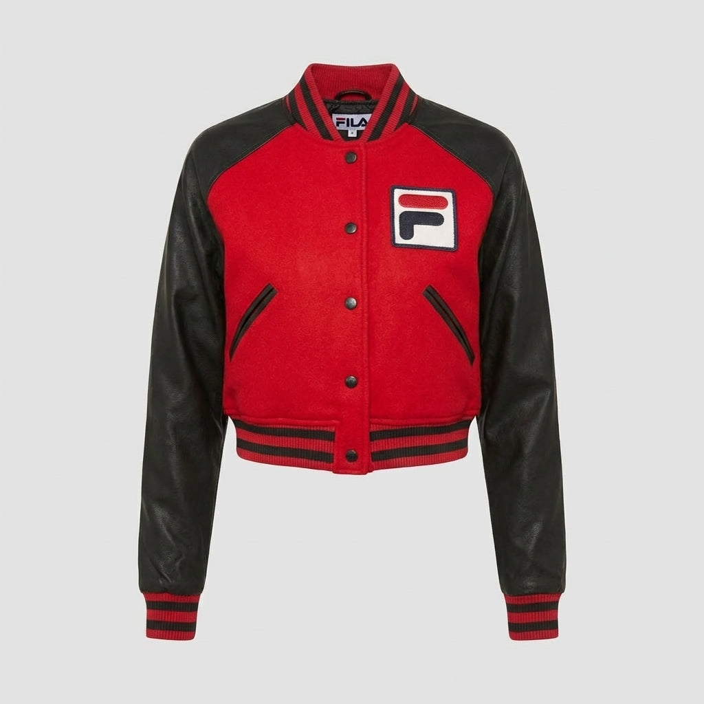 Crimson Heat Classic Varsity Jacket