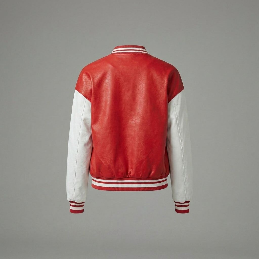 Crimson & White Women’s Varsity Jacket