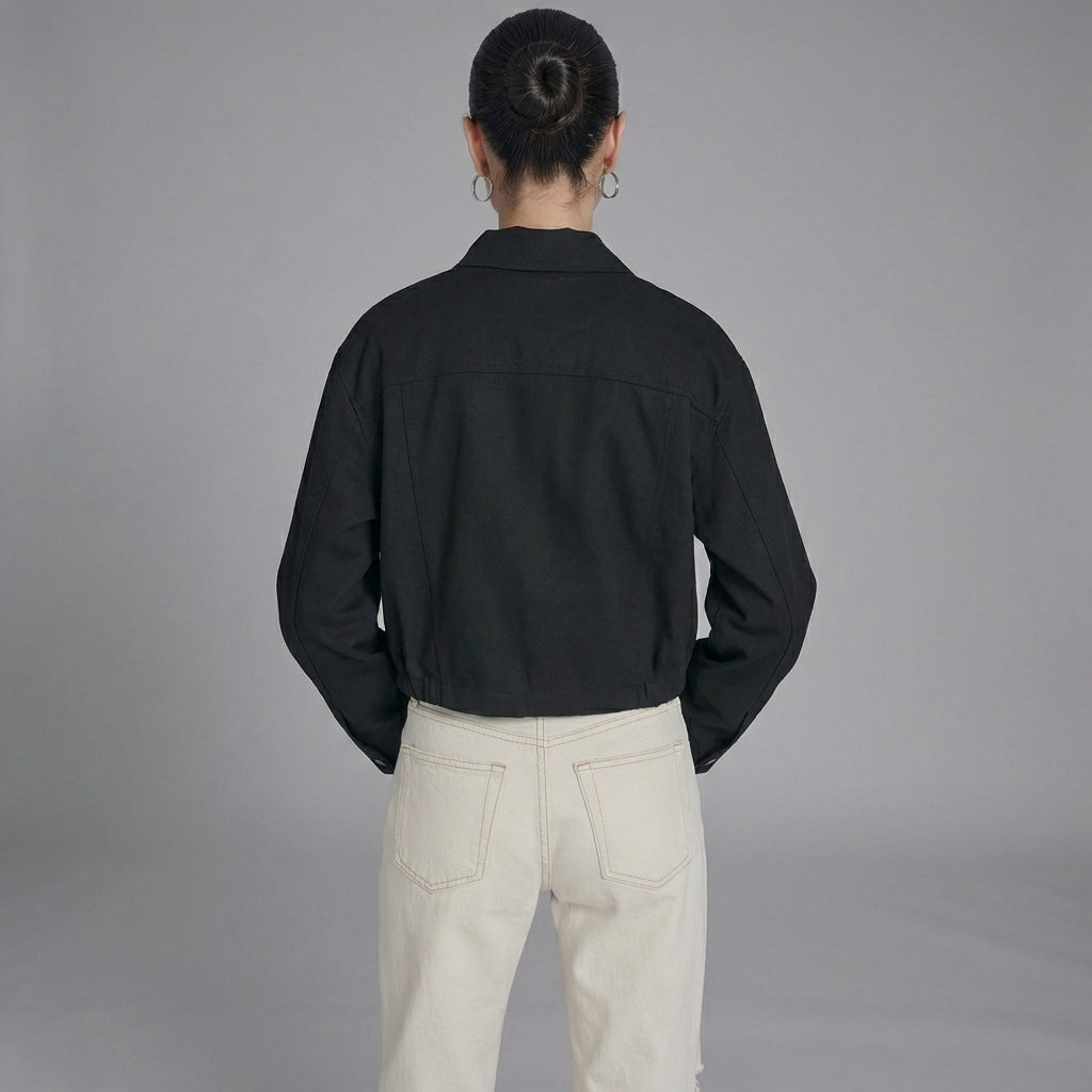 Dark Knight Black Varsity Streetwear Jacket