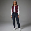 Elite Maroon & White Varsity Jacket