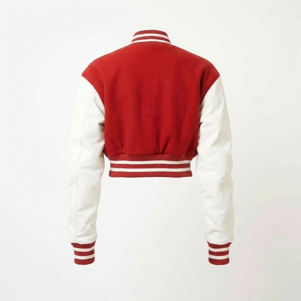 Elite Red & White Varsity Jacket