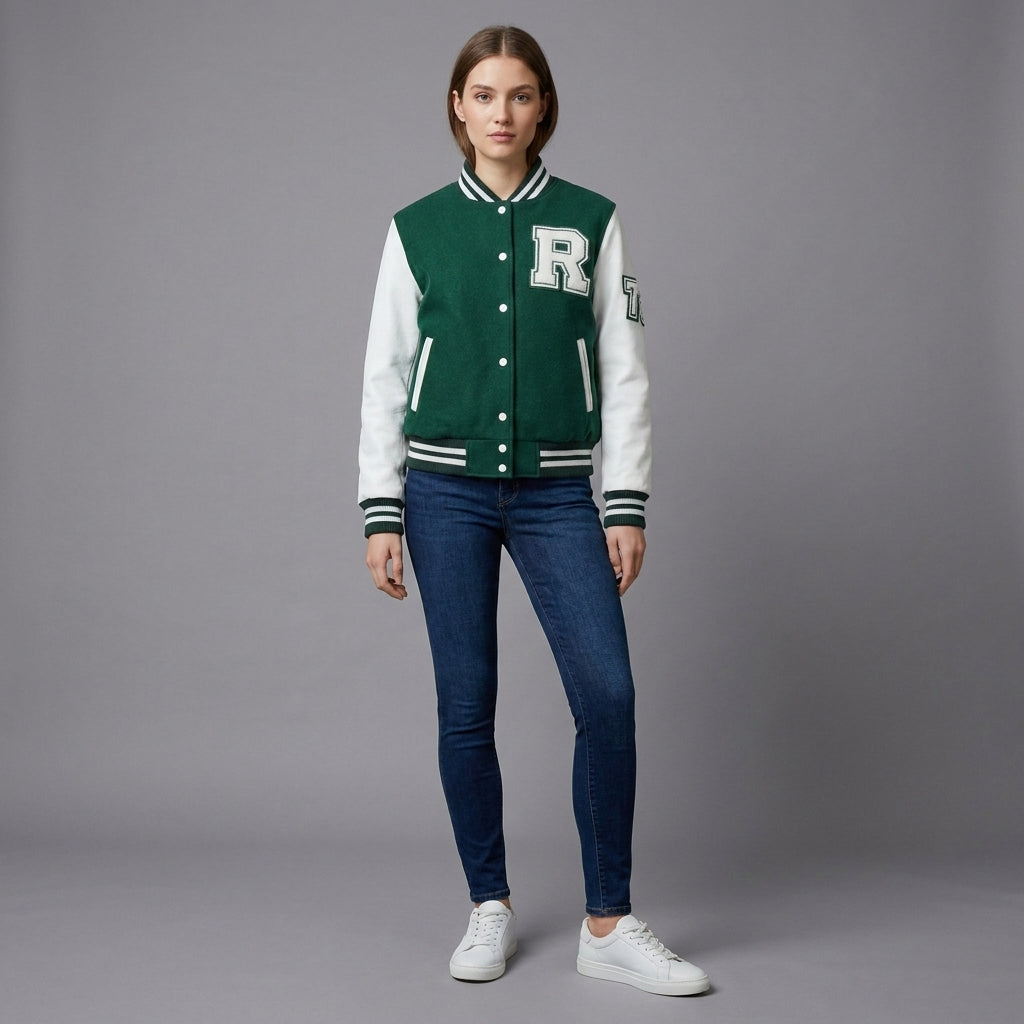 Midnight Duo Classic Varsity Jacket