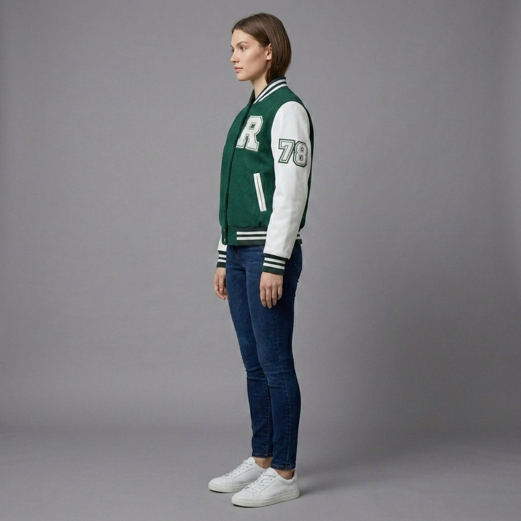 Evergreen Edge Women’s Varsity Jacket