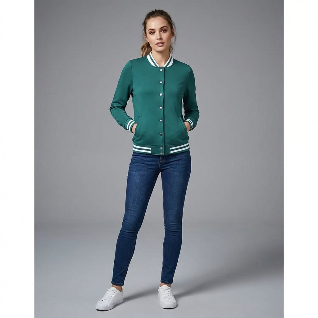 Deep Sea Classic Varsity Letterman Jacket