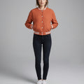 Orange Fusion Women’s Varsity Jacket