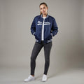 Full Navy Blue Women’s Varsity Jacket