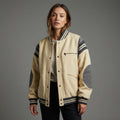 Grey & Cream Women’s Varsity Jacket