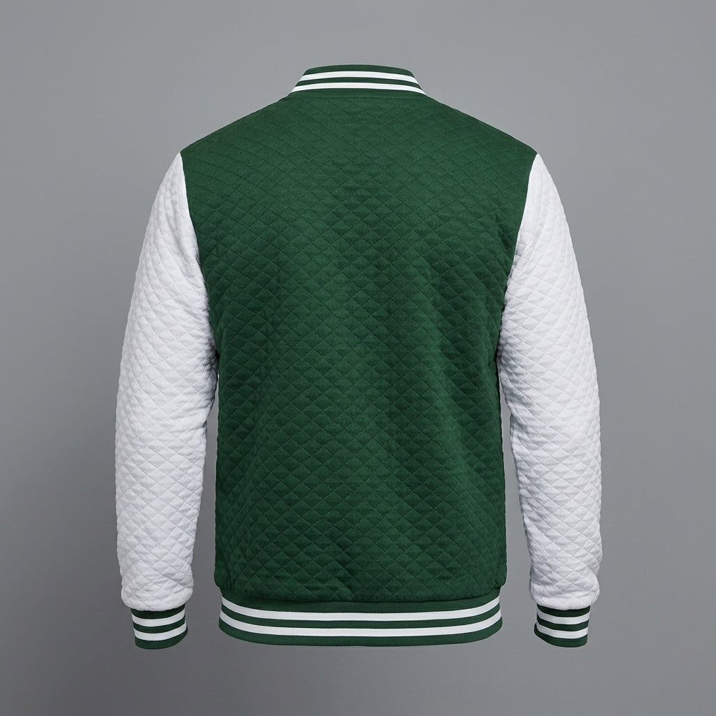 Men’s Lightweight Varsity Jacket – Casual Bomber Coat