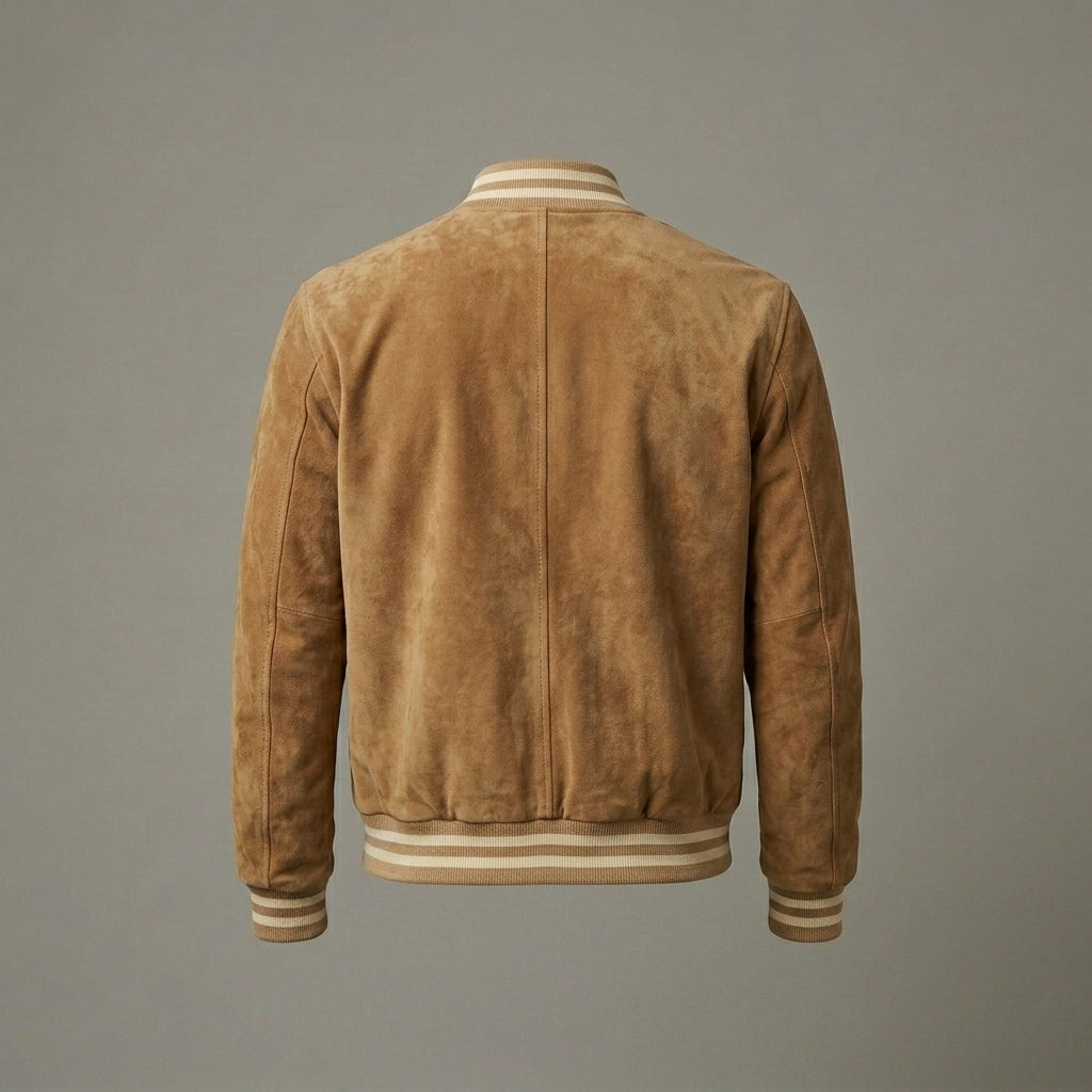 Men’s Casual Bomber Jacket – Lightweight Vintage Streetwear Style
