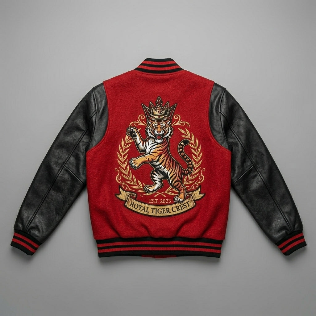 Men’s Retro Wool Varsity Letterman Jacket – College Streetwear
