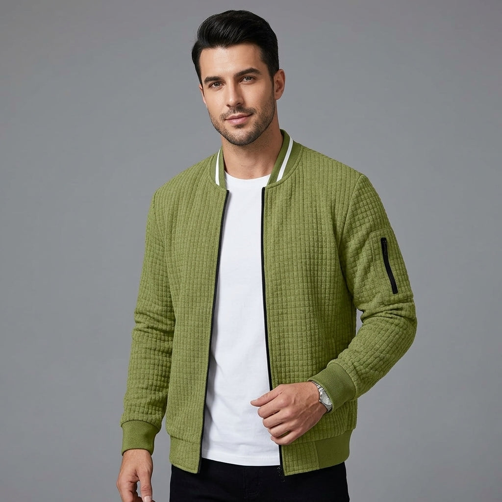 Mens Lightweight Jacket Casual Bomber Jacket Varsity jacket