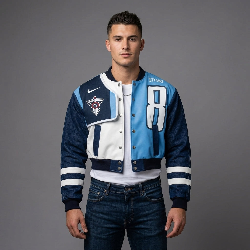 Men’s Retro Streetwear Varsity Jacket – Hip Hop Letterman Patch Style