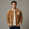 Men’s Casual Bomber Jacket – Lightweight Vintage Streetwear Style