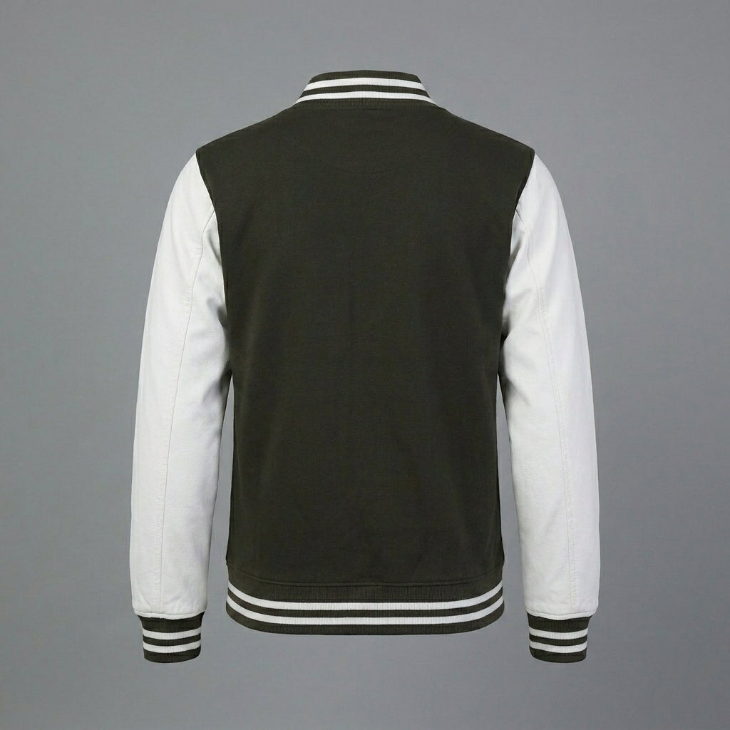 Monochrome Classic Women’s Varsity Letterman Jacket