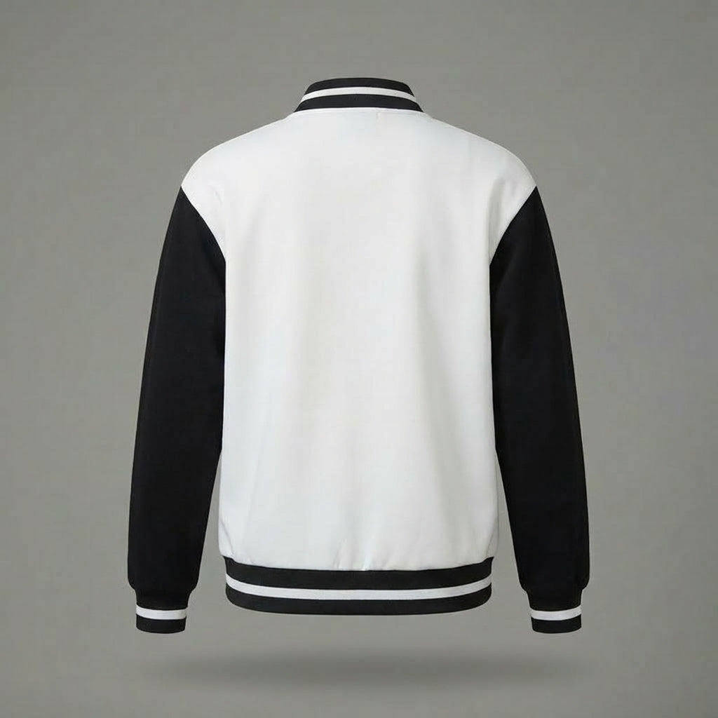 Monochrome Edge Women’s Varsity Jacket