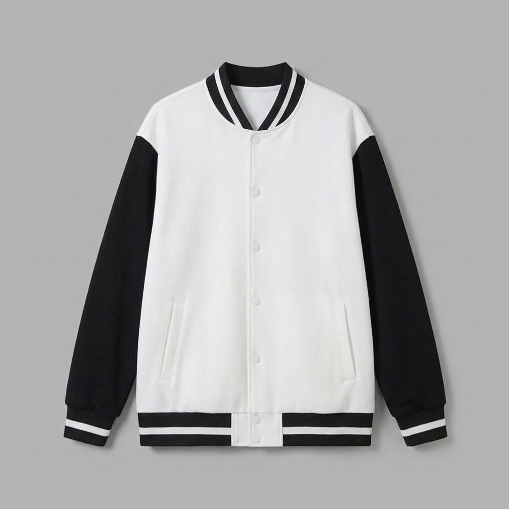 Monochrome Edge Women’s Varsity Jacket