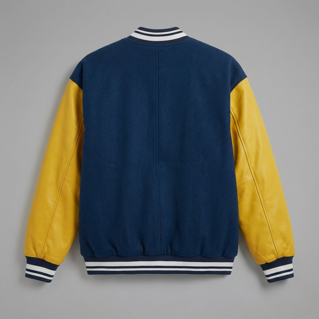 Navy Gold Legacy Women’s Varsity Jacket