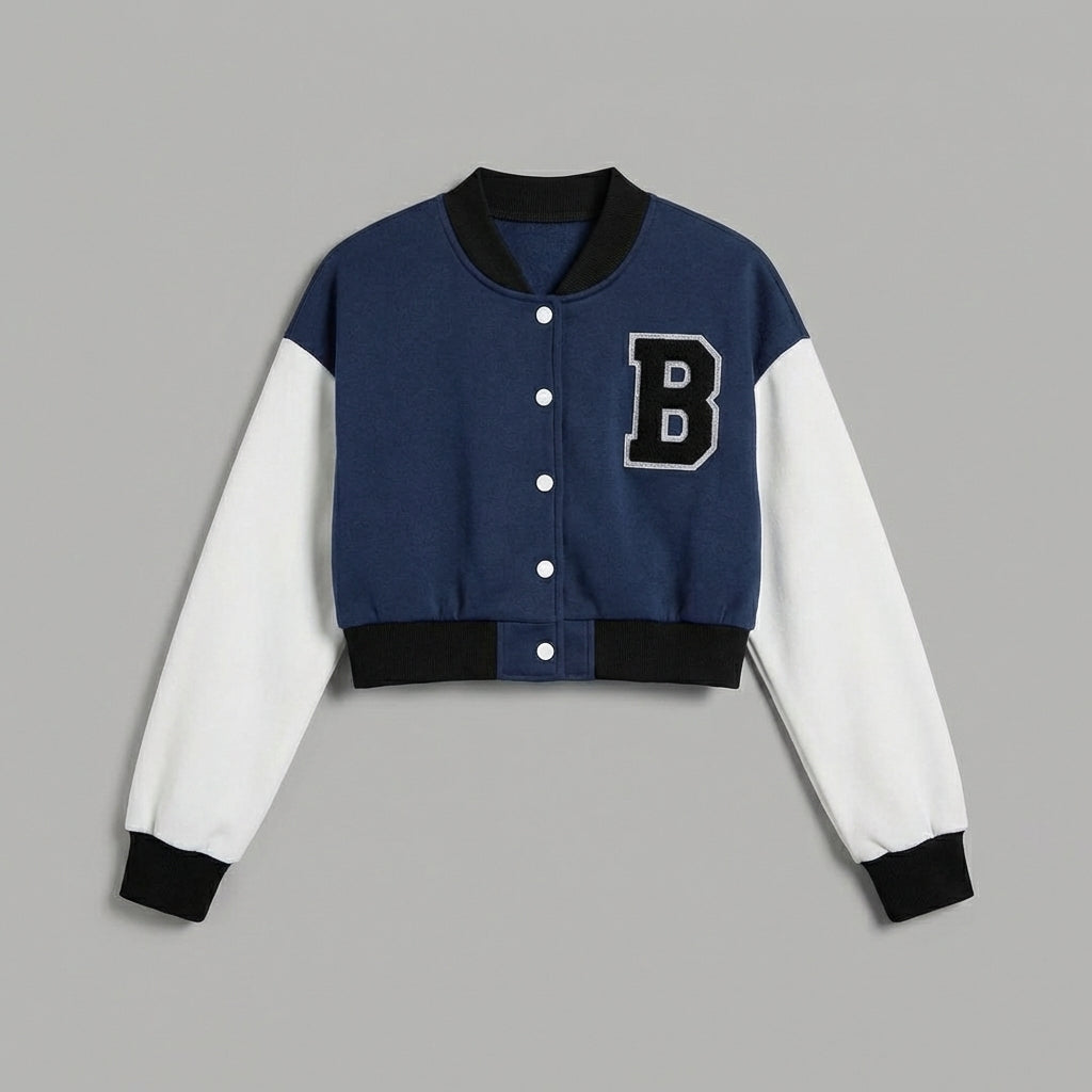 Navy Street Fusion Women’s Varsity Jacket