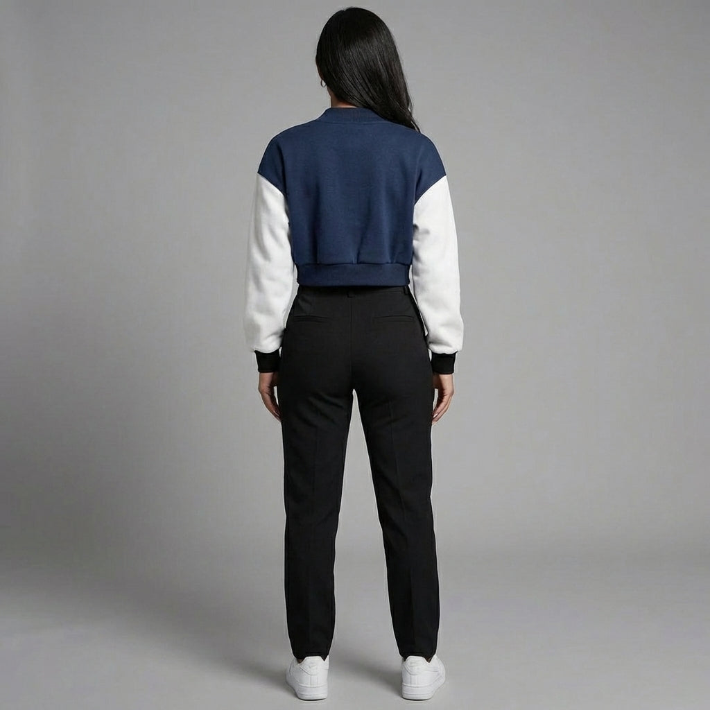 Navy Street Fusion Women’s Varsity Jacket