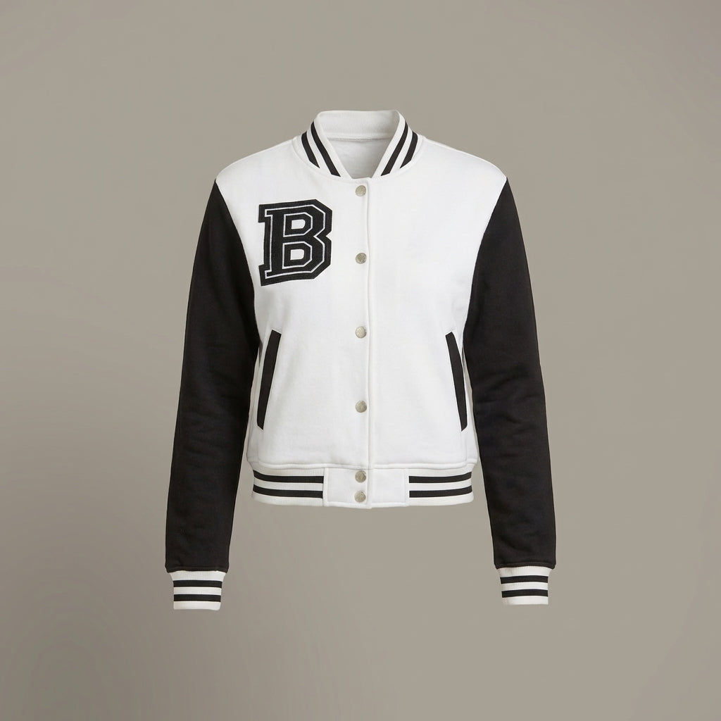 Noir & Blank Women’s Varsity Jacket