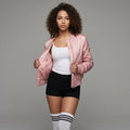 Peachy Pink Urban Varsity Jacket