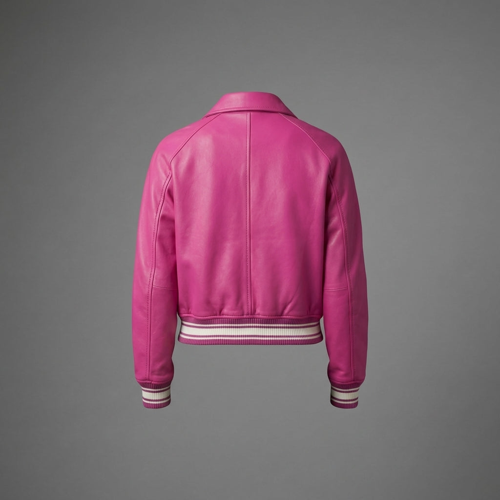 Pink Rebel Street Varsity Jacket for Women
