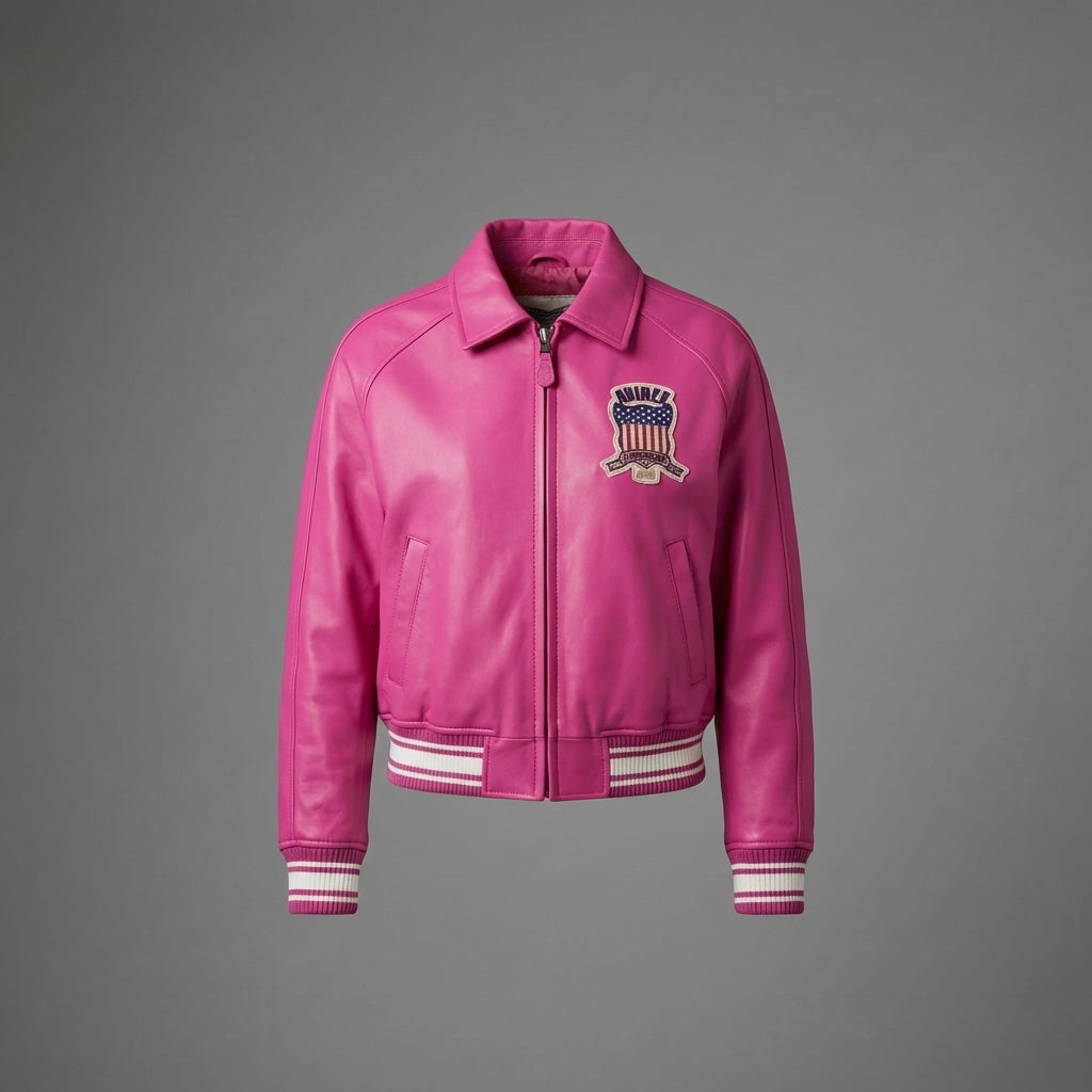 Pink Rebel Street Varsity Jacket for Women