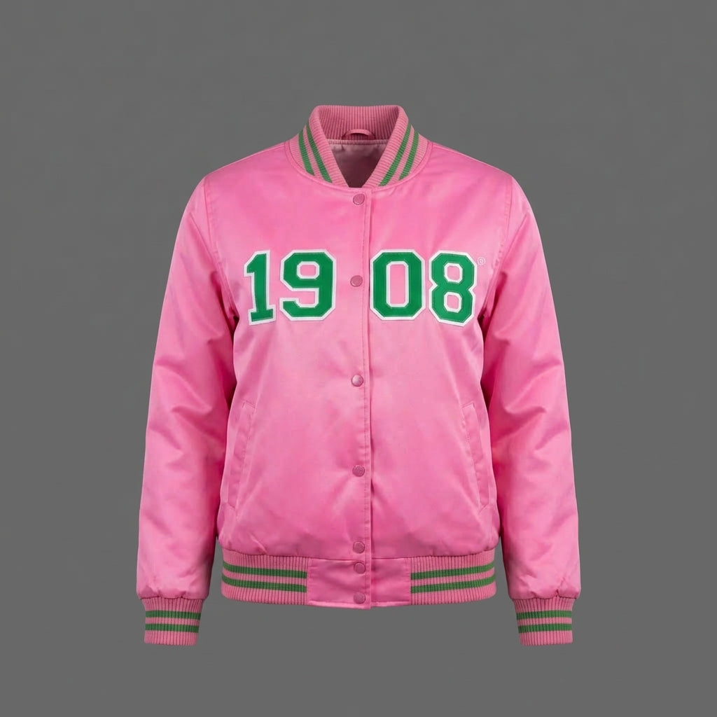 Pink Storm Women’s Varsity Bomber Jacket