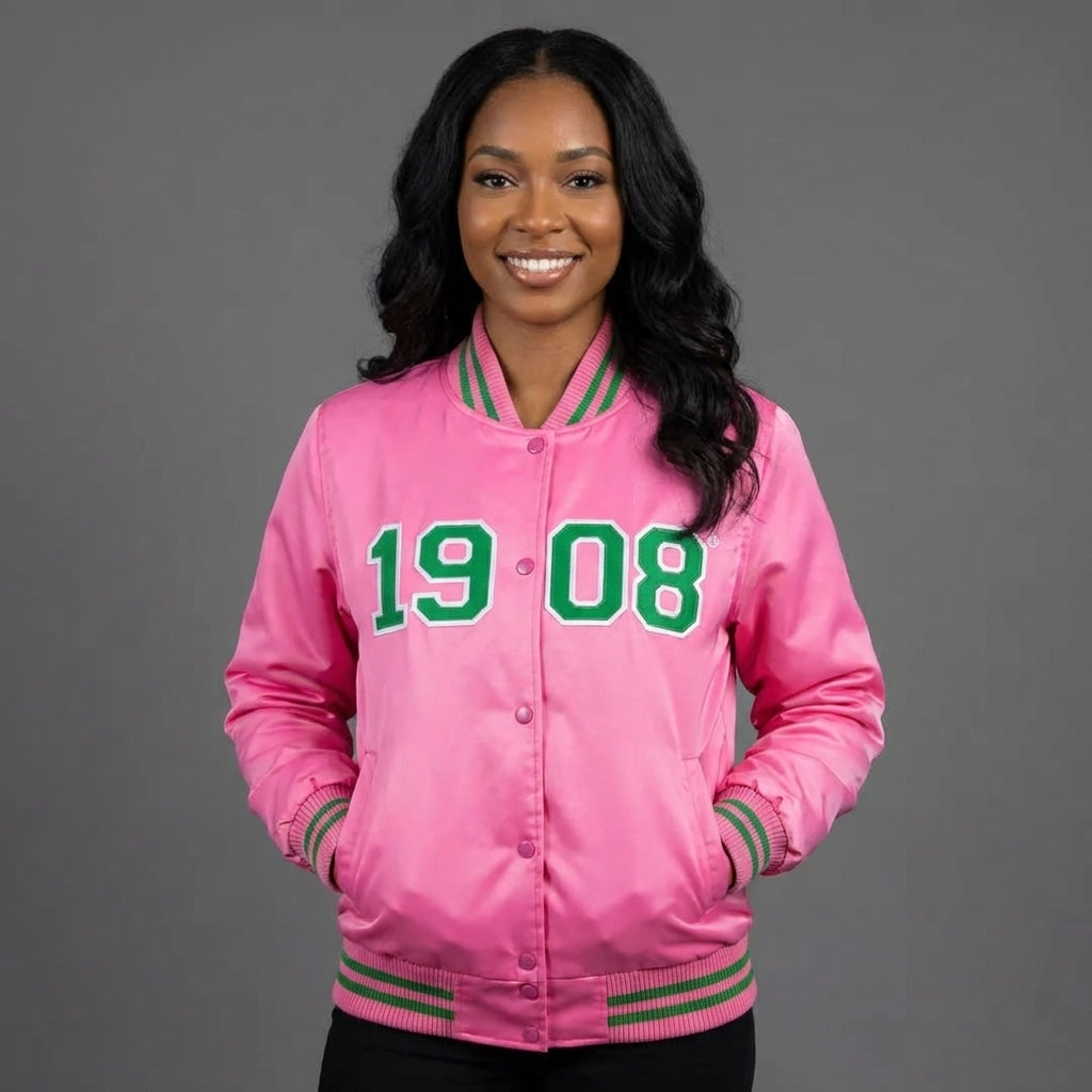 Pink Storm Women’s Varsity Bomber Jacket