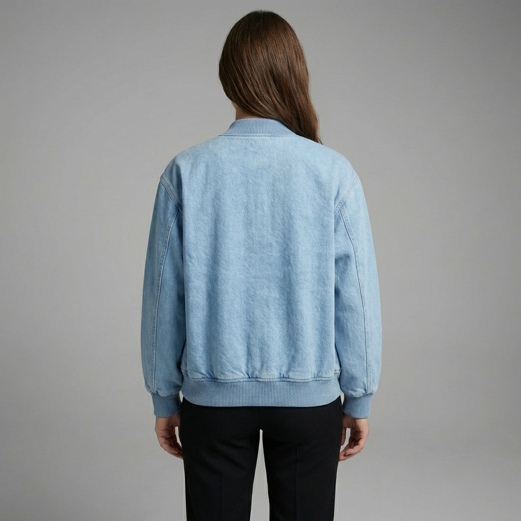 Polar Sky Arctic Glow Women’s Varsity Jacket