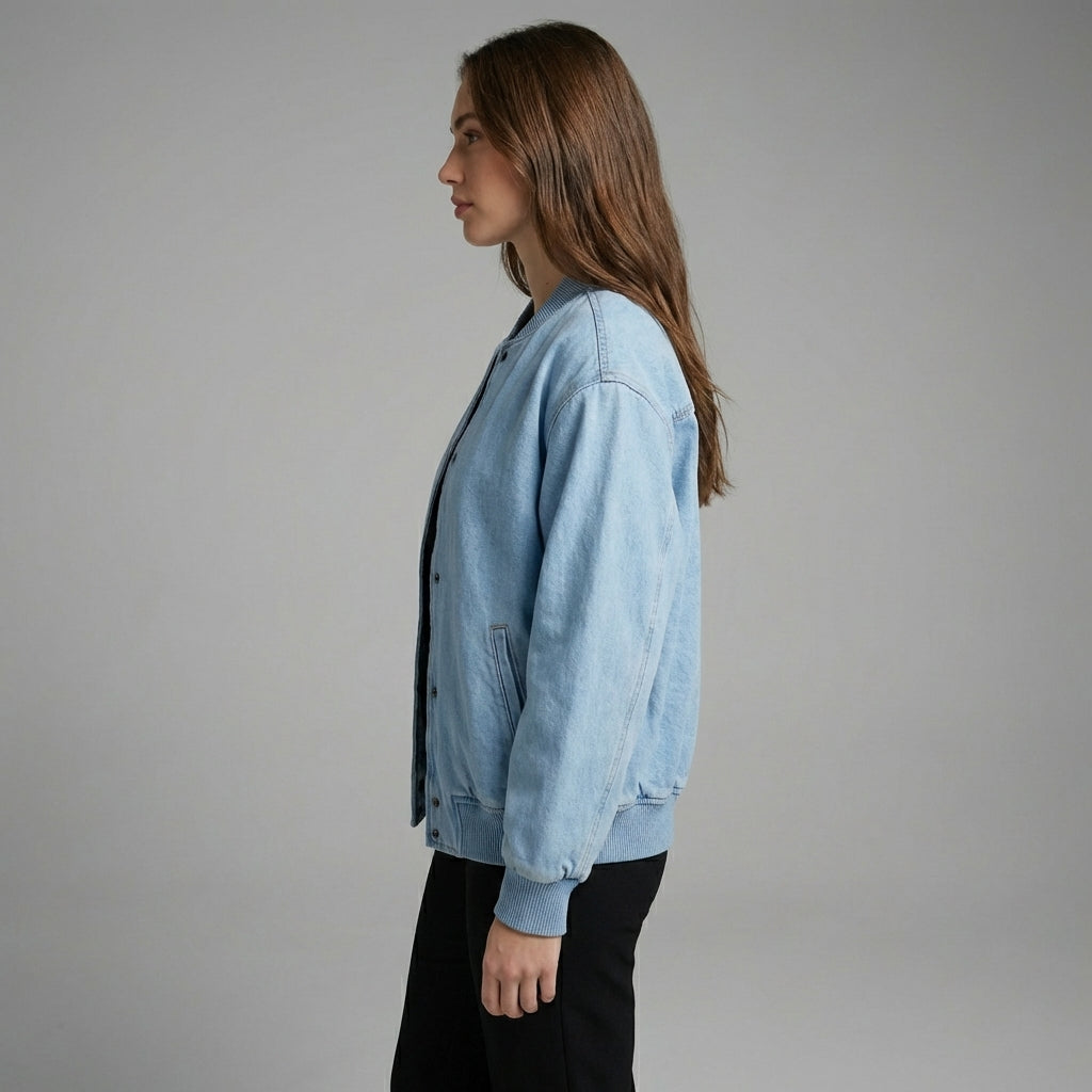 Polar Sky Arctic Glow Women’s Varsity Jacket