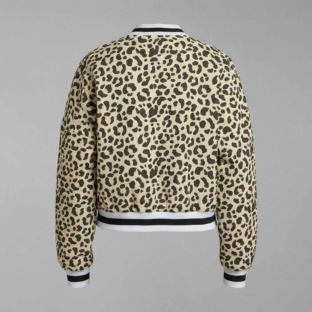 Printed Women’s Street Style Varsity Jacket