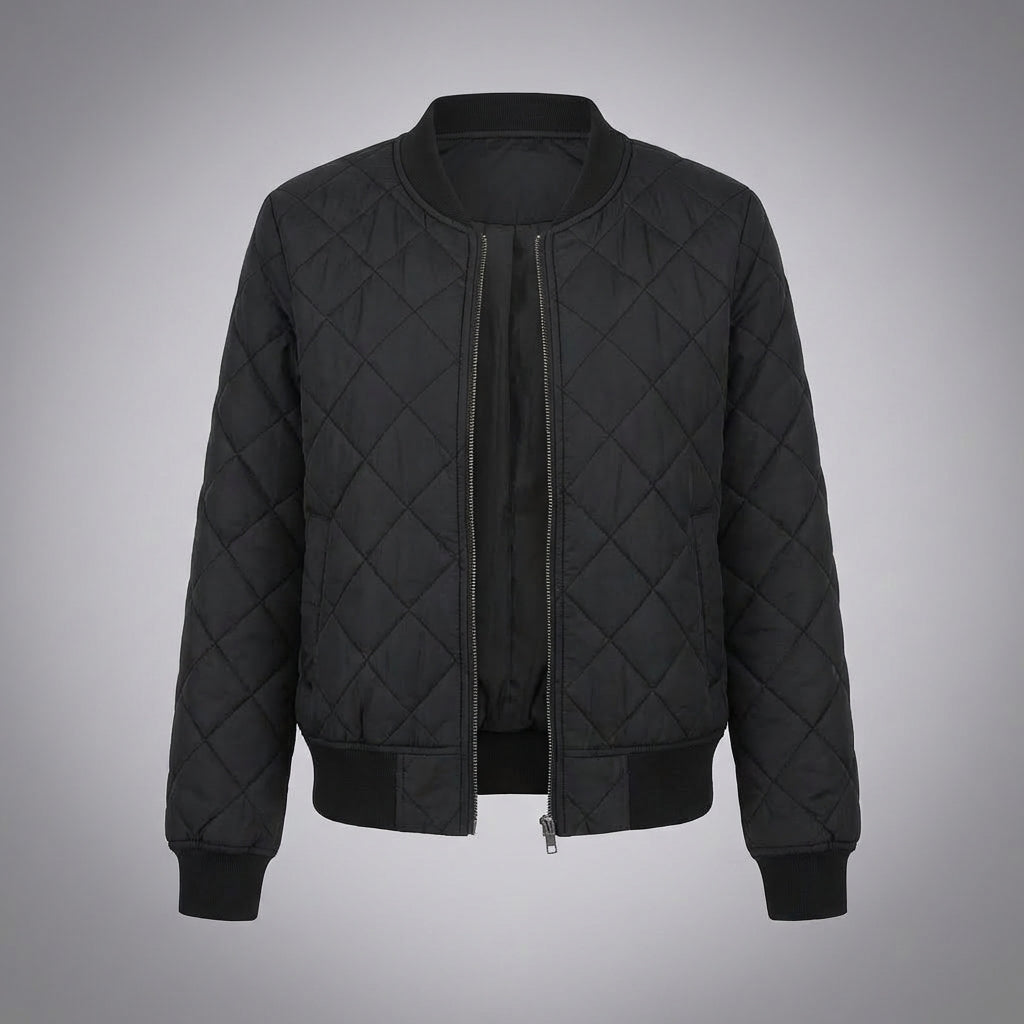 Midnight Black Women’s Varsity Jacket