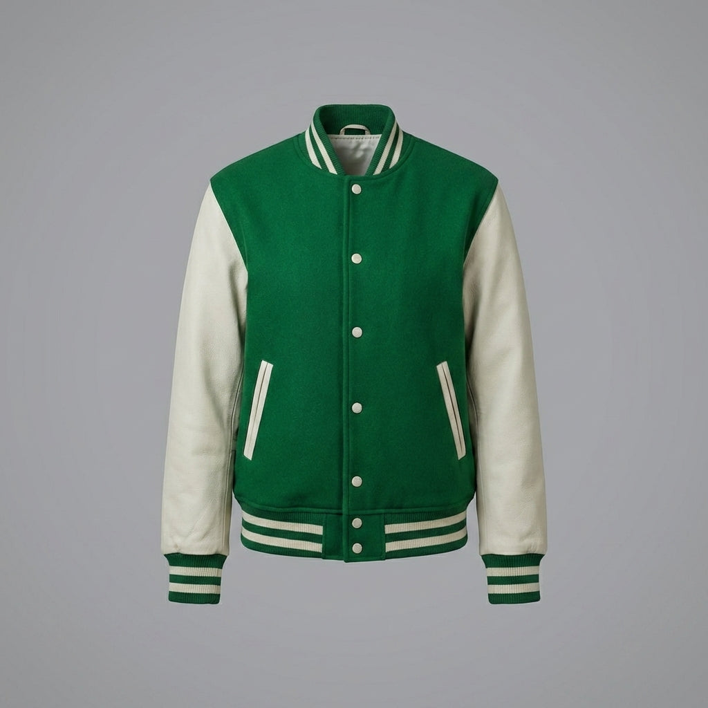 Sporty Parrot Luxe Classic Women’s Varsity Jacket