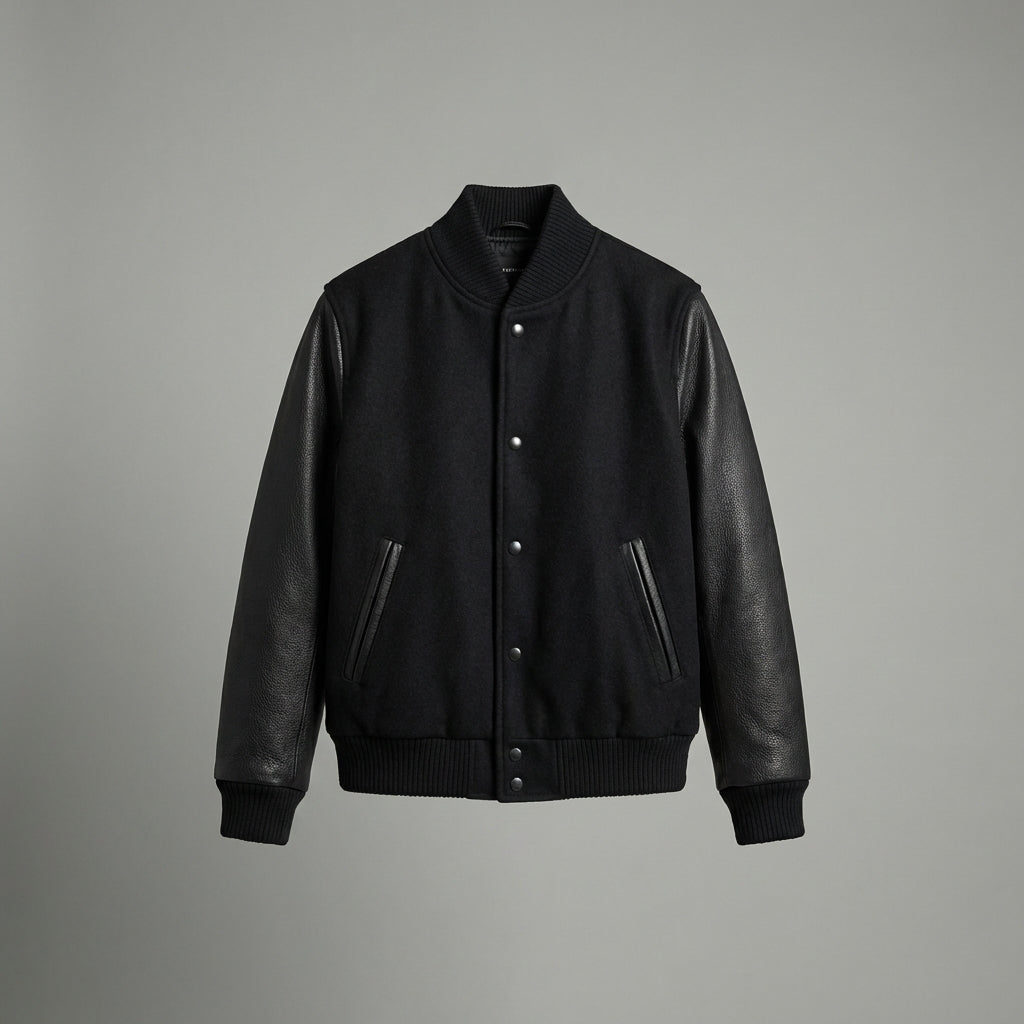 Stylish Women’s Varsity Leather Jacket