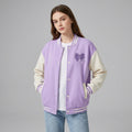 Sugar Lavender Varsity Jacket