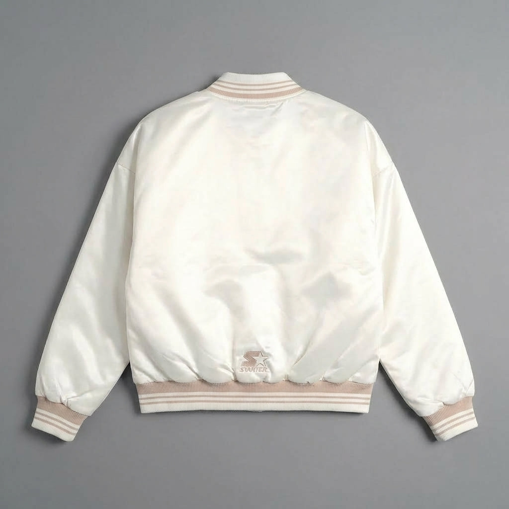 White Chic Women’s Varsity Jacket